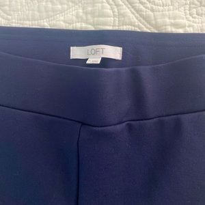 Loft- pull on straight ponte pants